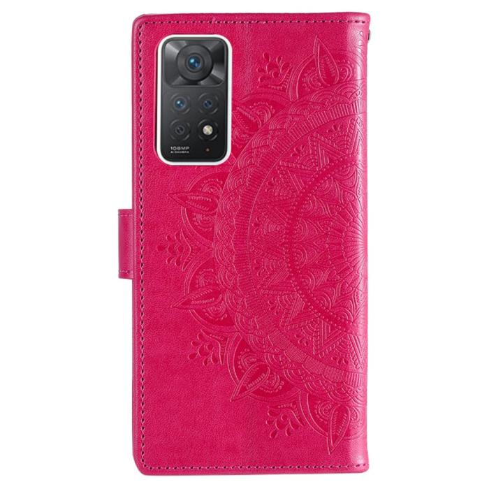 Bild 3,  Xiaomi Redmi Note 11 Pro 5G Fodral Mandala Läder Rosa - Teknikhallen.se