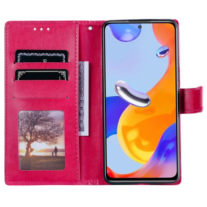 Bild 4,  Xiaomi Redmi Note 11 Pro 5G Fodral Mandala Läder Rosa - Teknikhallen.se