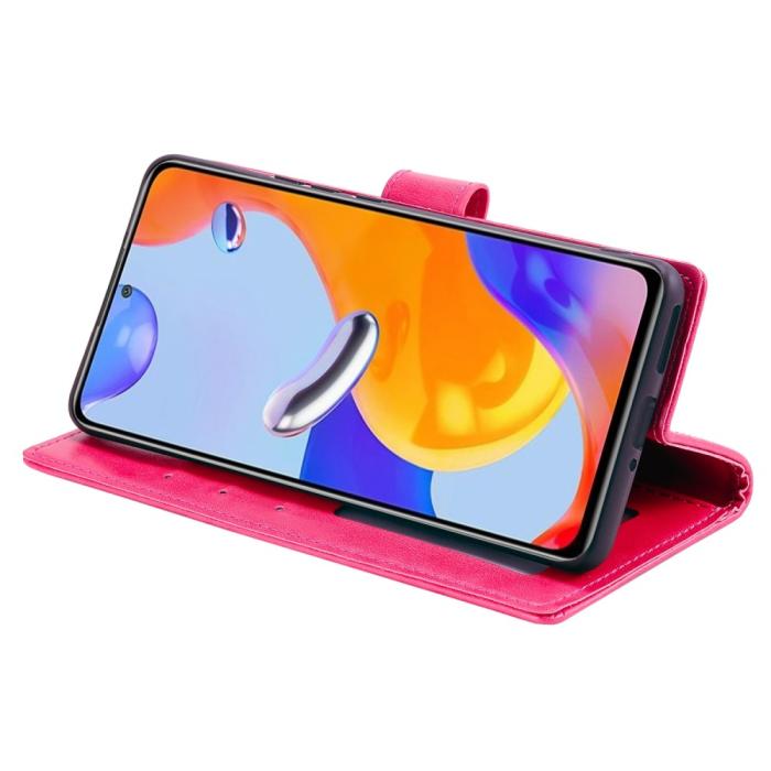 Bild 5,  Xiaomi Redmi Note 11 Pro 5G Fodral Mandala Läder Rosa - Teknikhallen.se