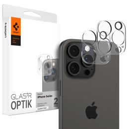 Spigen Spigen iPhone 16/15/14 Pro/Pro Max 2-PACK Linsskydd Optik.tR - Teknikhallen.se