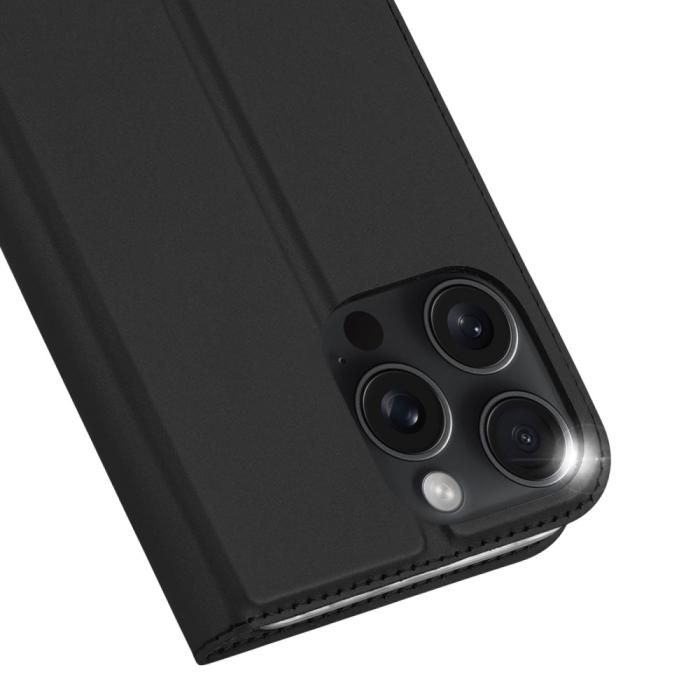 Bild 4, DUX DUCIS DUX DUCIS iPhone 16 Pro Max Fodral Skin Pro Svart - Teknikhallen.se