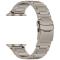  Apple Watch 42/44/45/49 mm Armband Metall Titanium - Teknikhallen.se