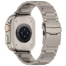  Apple Watch 42/44/45/46/49 mm Armband Metall Titanium - Teknikhallen.se