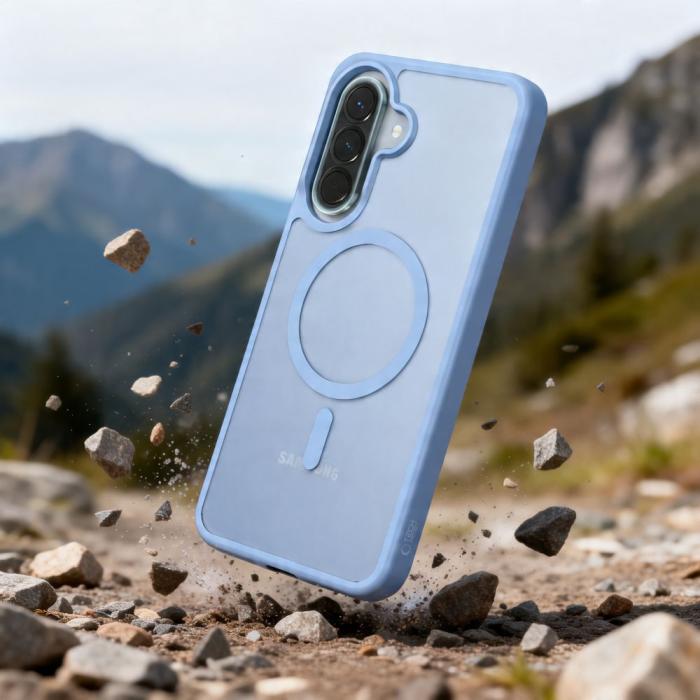 Bild 4, Tech-Protect Tech-Protect Samsung Galaxy A57 5G Skal MagSafe MagMat IcyBlue - Teknikhallen.se