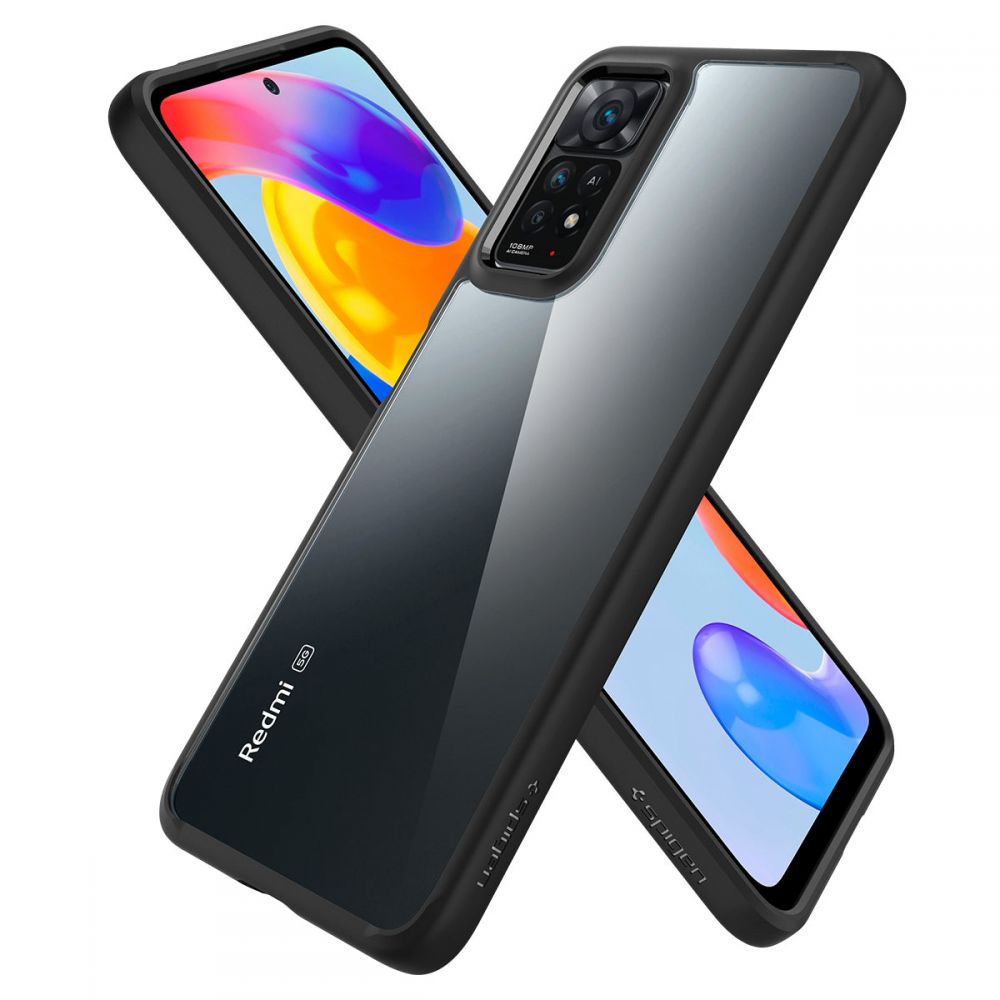 Spigen Spigen Xiaomi Redmi Note 11 Pro 5G Skal Ultra Hybrid Matt Svart - Teknikhallen.se