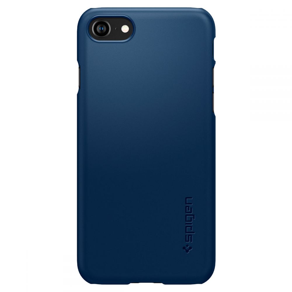 Spigen Spigen iPhone 7/8/SE Skal Thin Fit Navy Bl - Teknikhallen.se