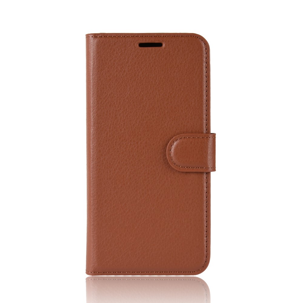  iPhone 11 Pro Fodral Litchi Läder Brun - Teknikhallen.se