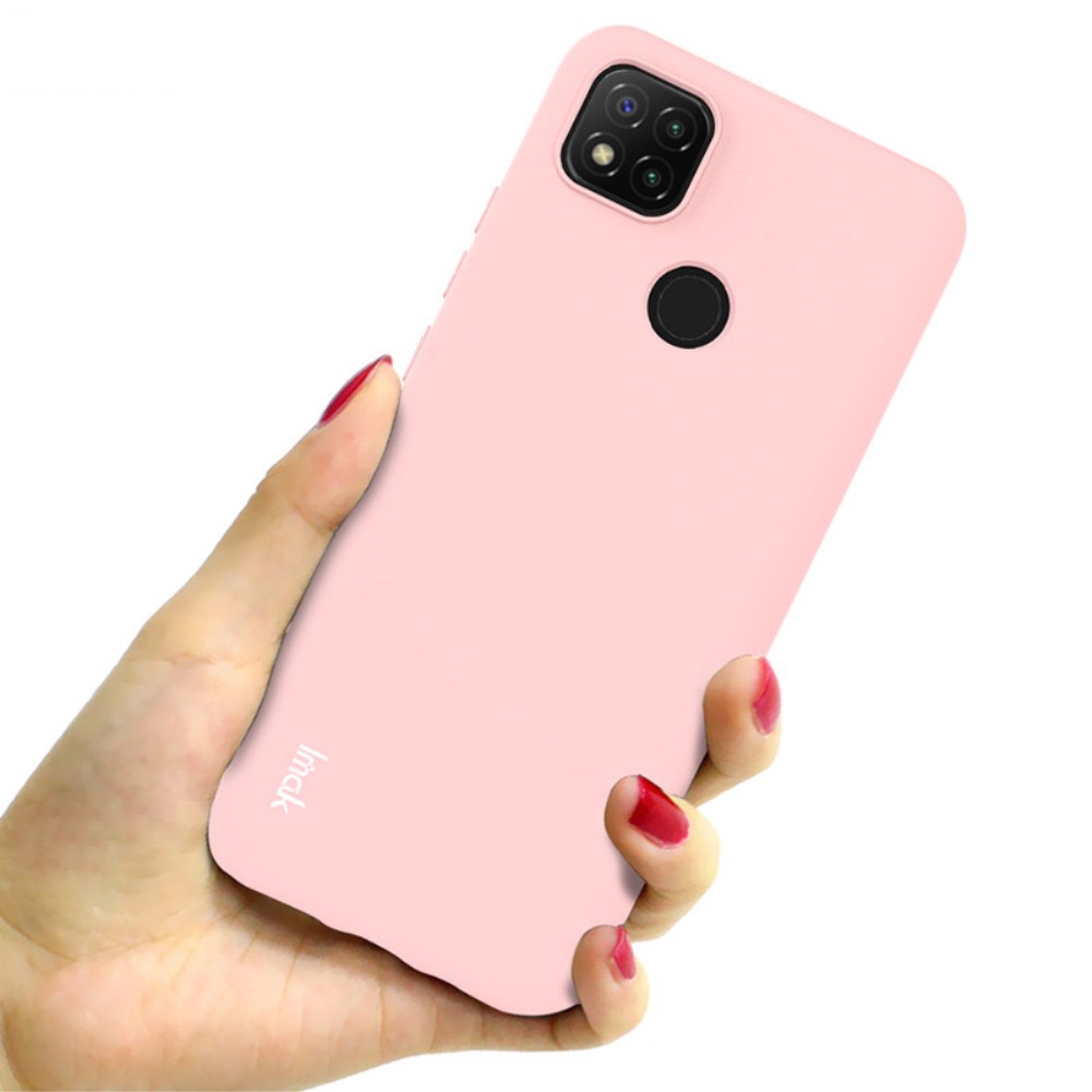 IMAK IMAK Xiaomi Redmi 9C Skal Skin Touch Ljus Rosa - Teknikhallen.se