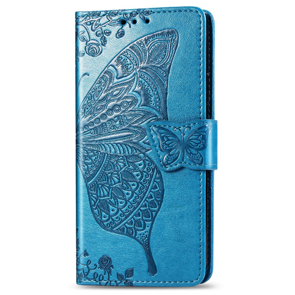  Xiaomi Redmi 9C Fodral Butterfly Bl - Teknikhallen.se