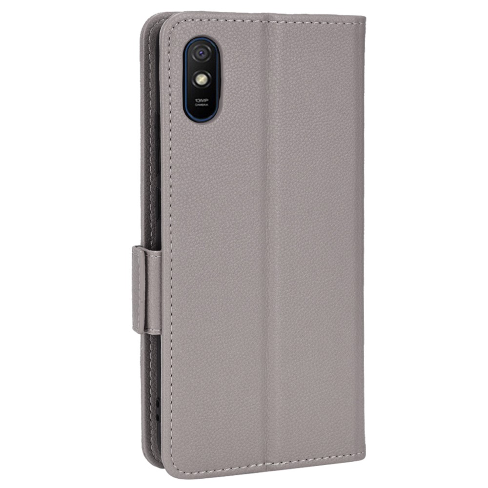  Xiaomi Redmi 9A / 9AT Fodral Litchi Textur Gr - Teknikhallen.se