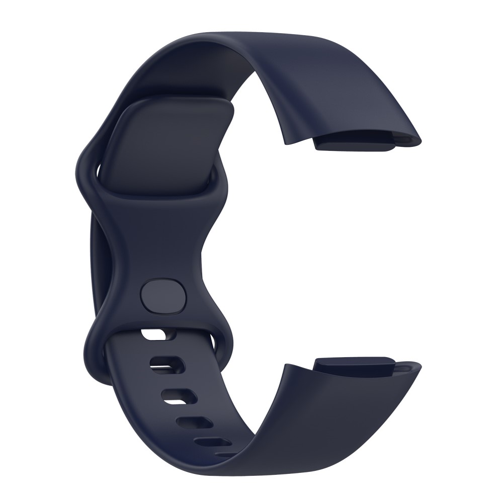  Fitbit Charge 6 / 5 Armband TPU (L) Mrk Bl - Teknikhallen.se