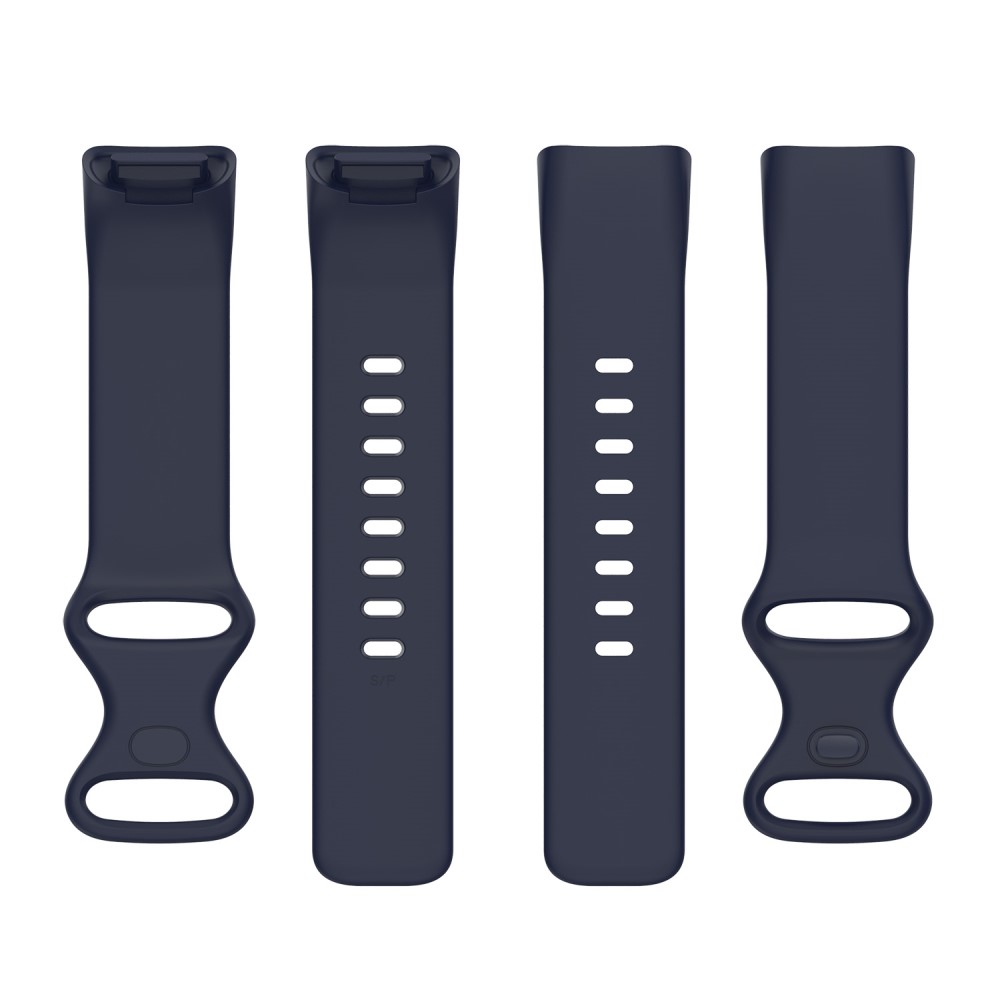  Fitbit Charge 6 / 5 Armband TPU (S) Mrk Bl - Teknikhallen.se