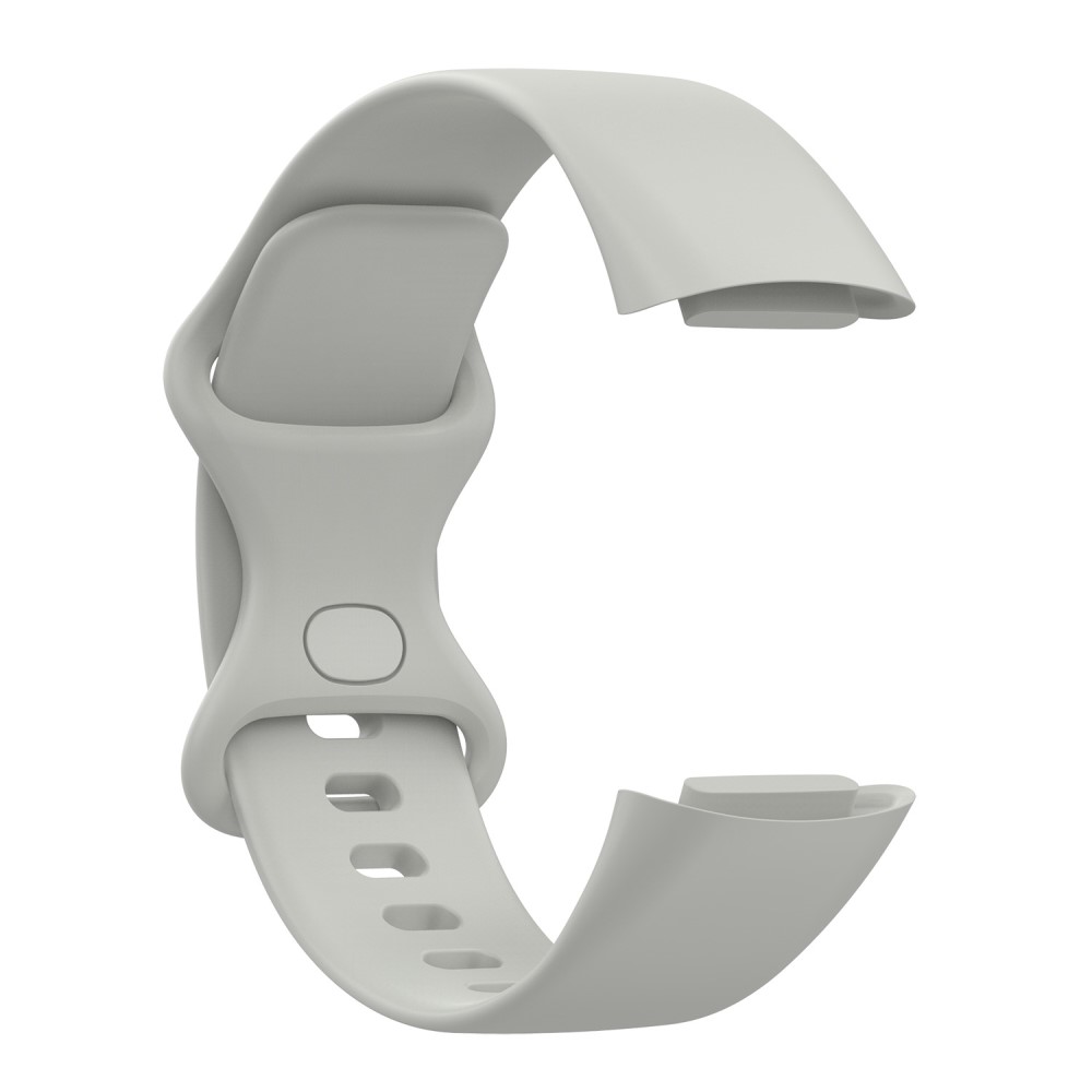  Fitbit Charge 6 / 5 Armband TPU (S) Grå - Teknikhallen.se