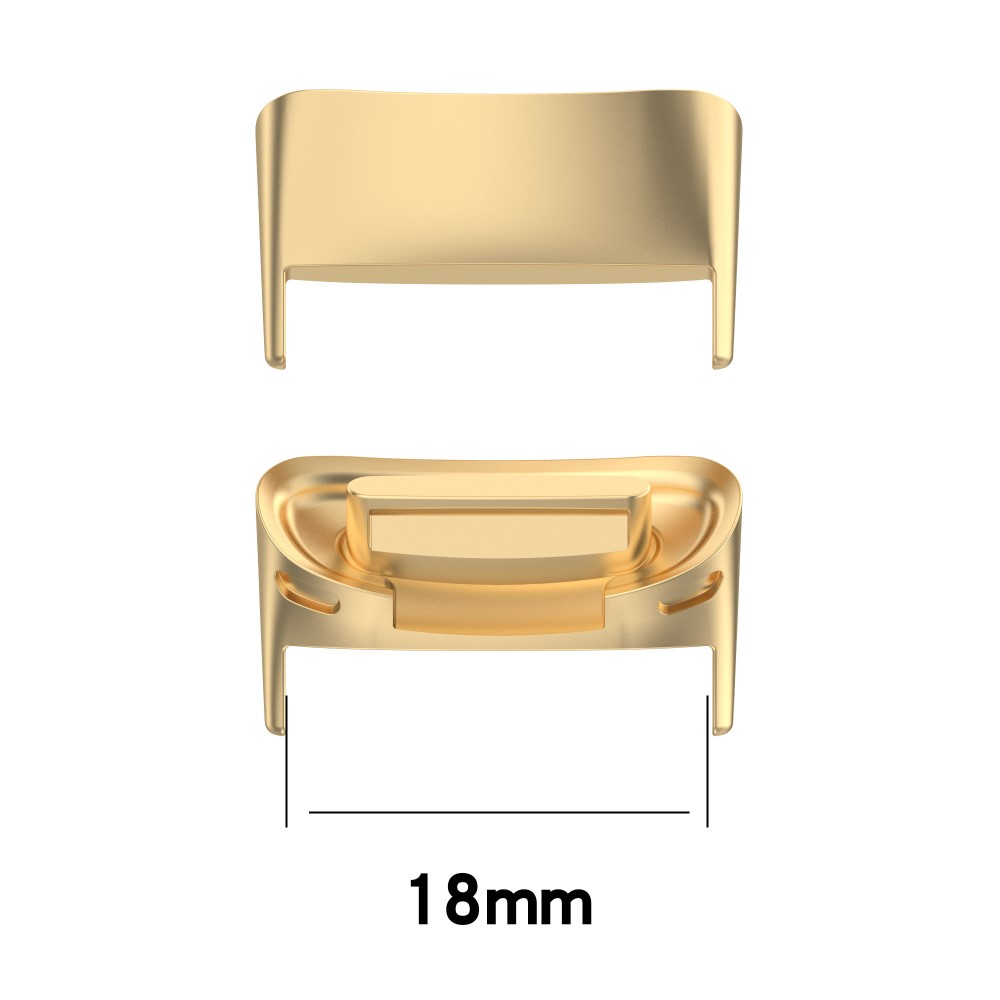  Fsten Fr Fitbit Charge 5 Metallarmband Guld - Teknikhallen.se