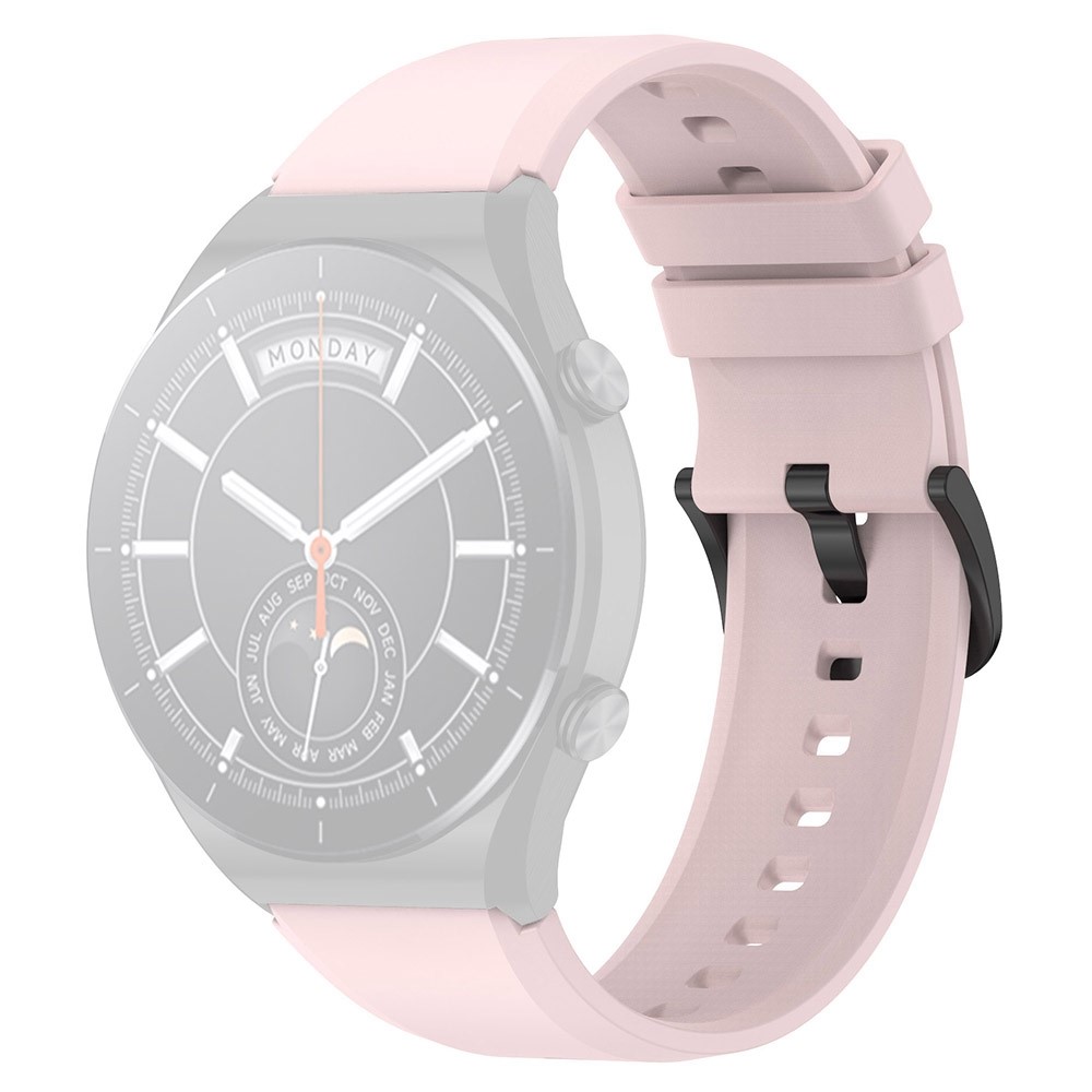  Silikon Armband Smartwatch (22 mm) Ljus Rosa - Teknikhallen.se
