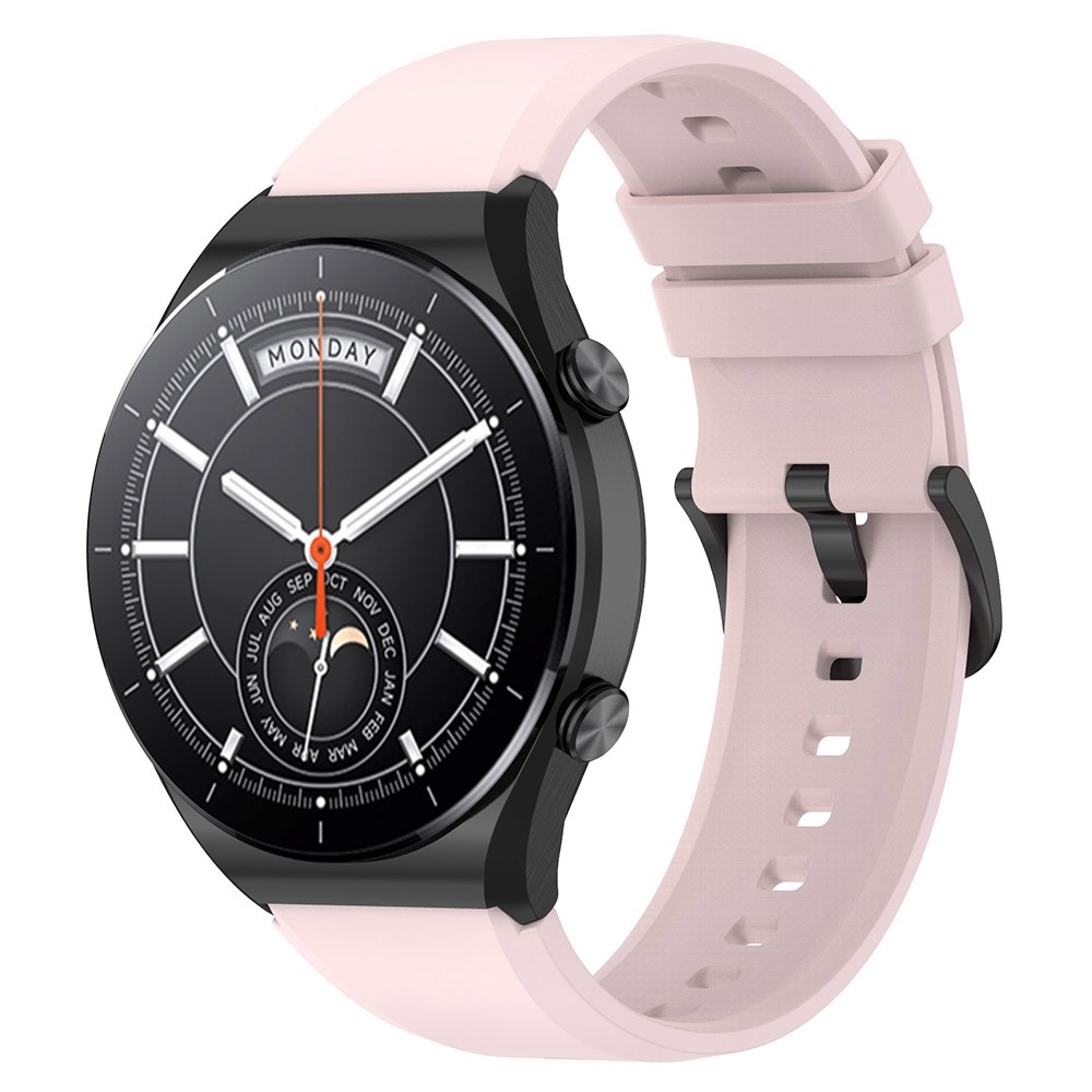  Silikon Armband Smartwatch (22 mm) Ljus Rosa - Teknikhallen.se