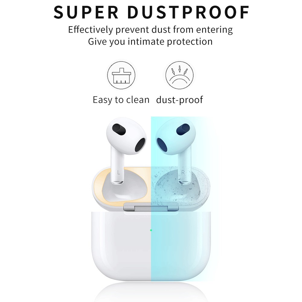  AirPods 3 Dammskydd Svart - Teknikhallen.se