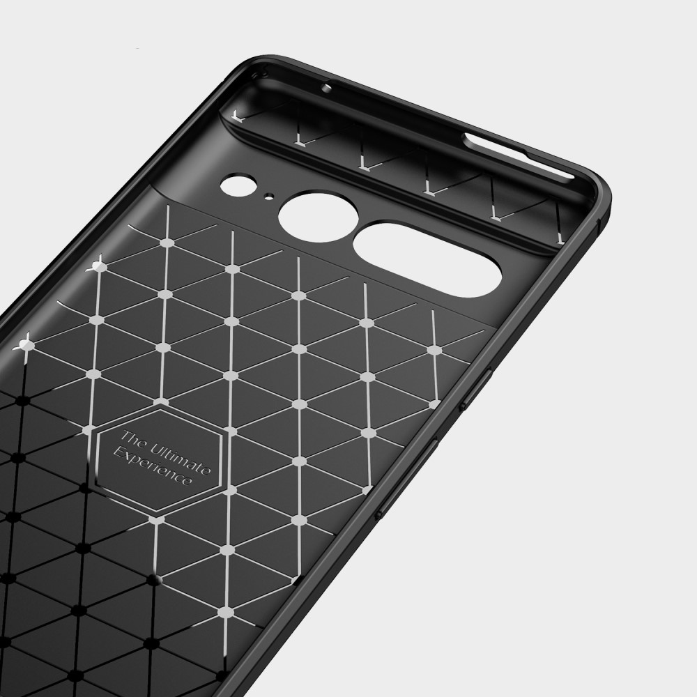  Google Pixel 7 Pro Skal Borstad Stl Textur Bl - Teknikhallen.se