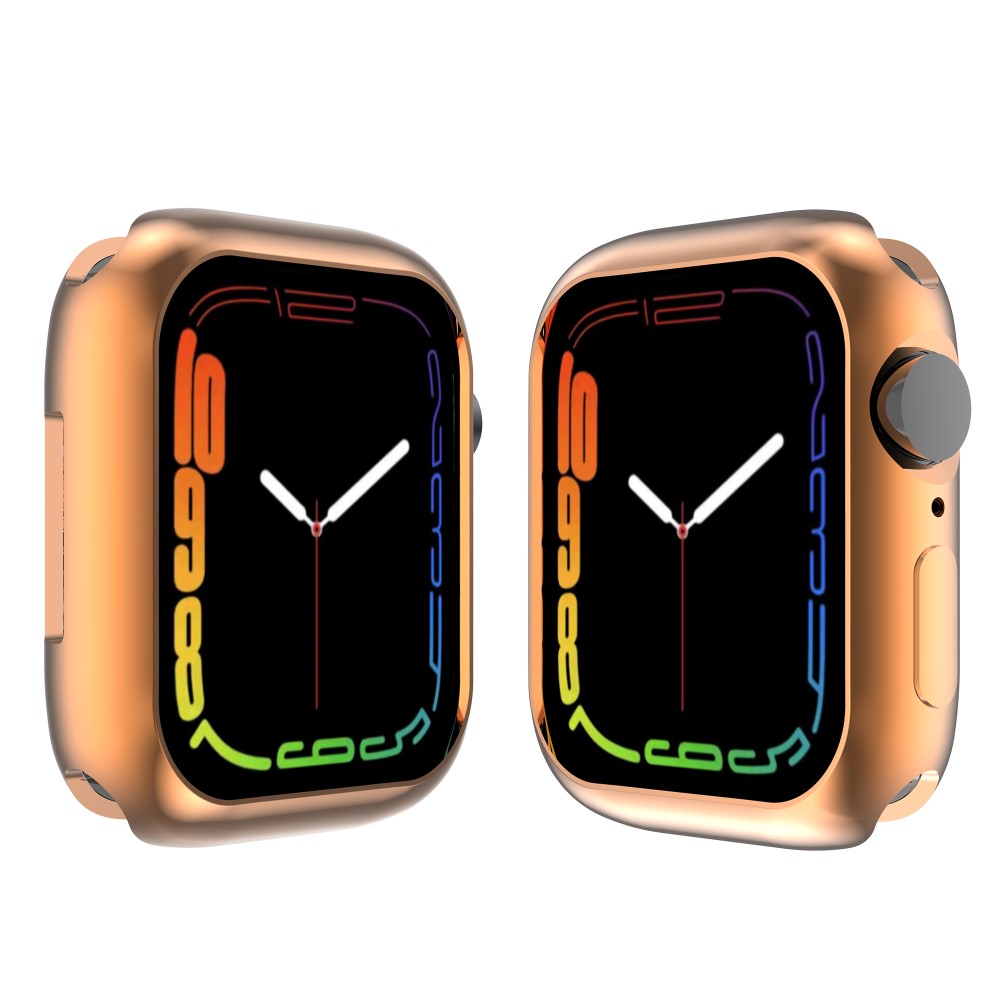  Apple Watch 7/8 45mm Skal TPU Electroplate Roséguld - Teknikhallen.se