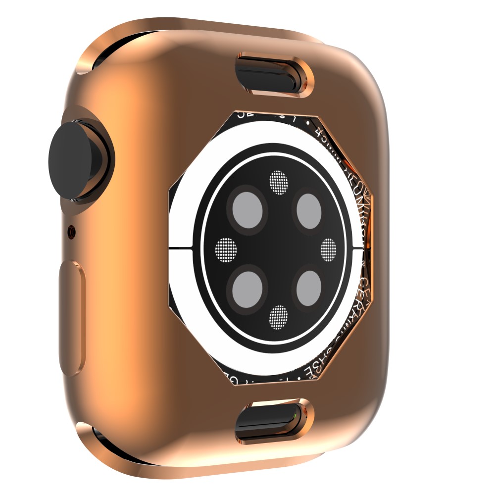  Apple Watch 7/8 45mm Skal TPU Electroplate Roséguld - Teknikhallen.se