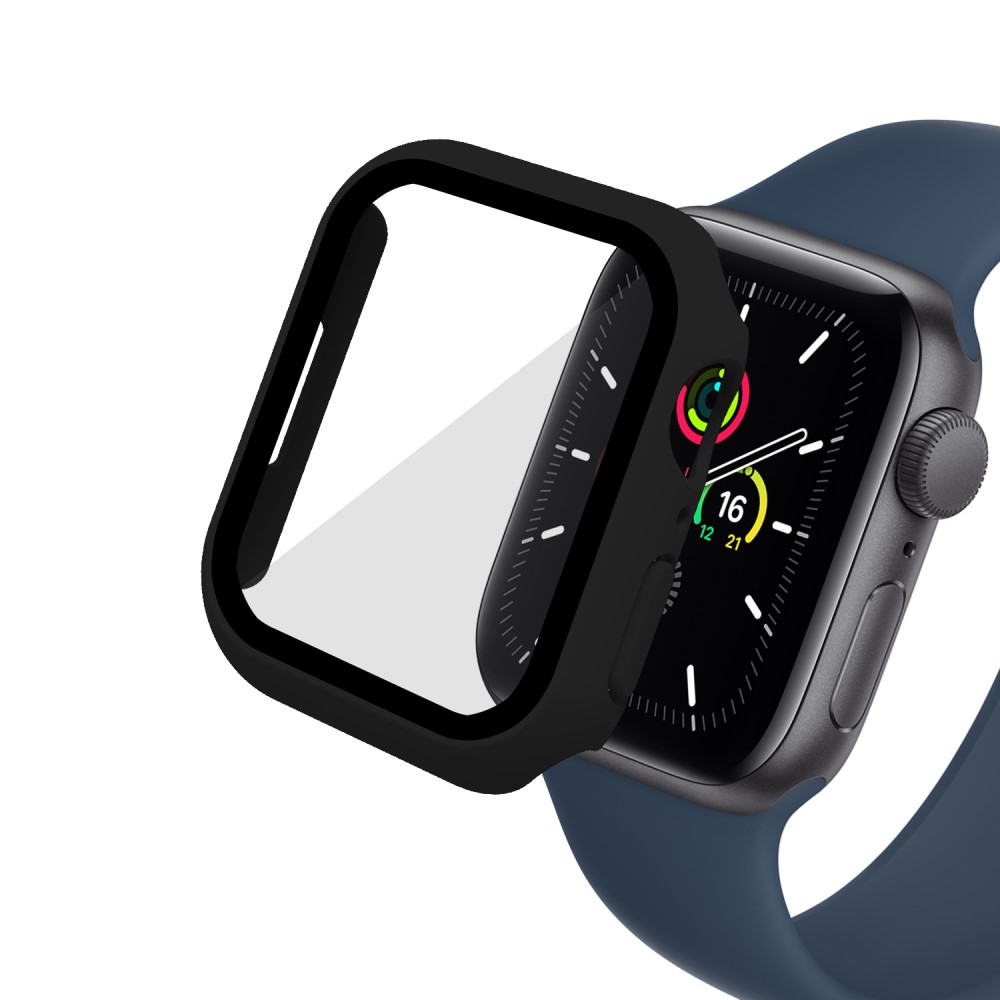  Apple Watch 7/8 45mm Skal Med Härdat Glas Svart - Teknikhallen.se