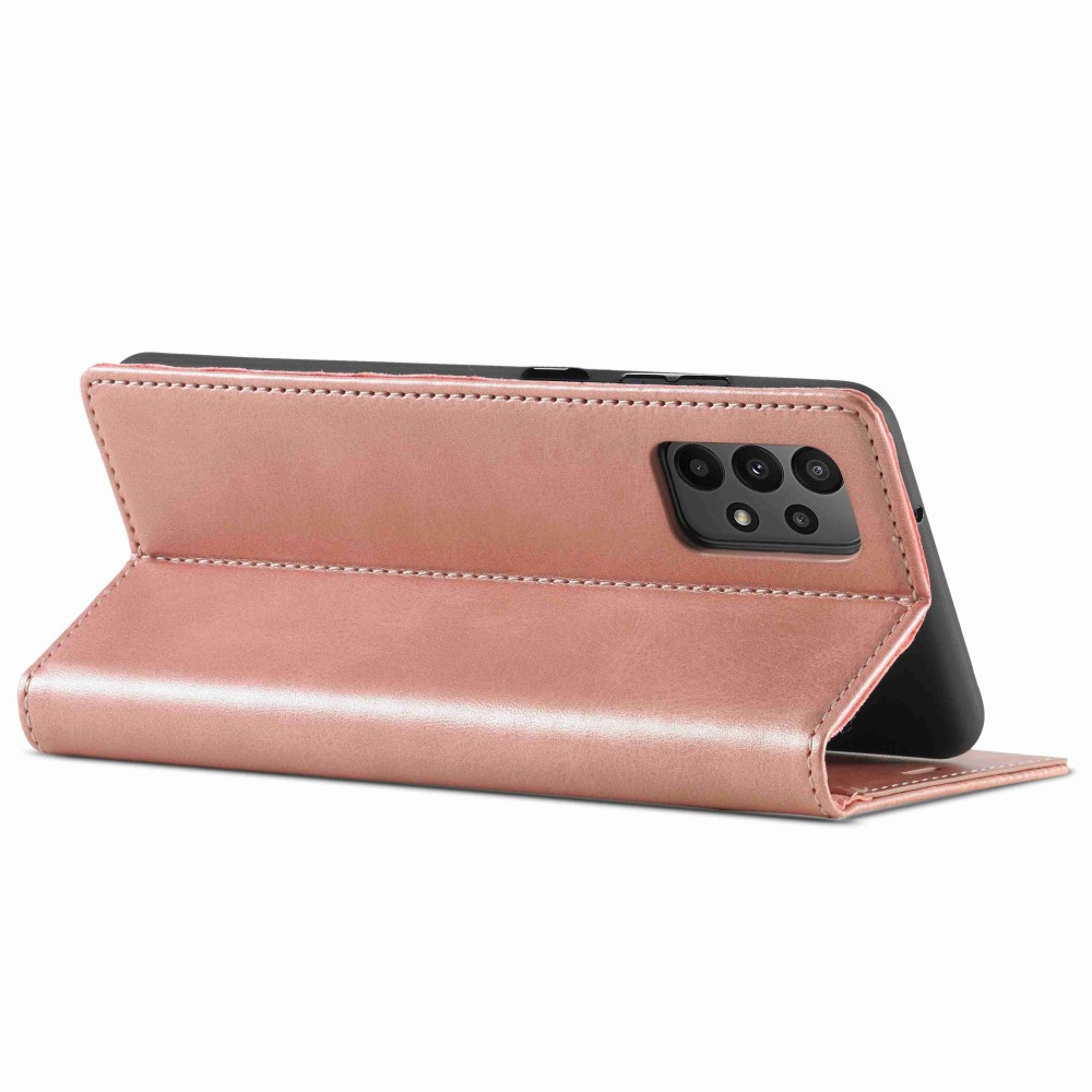 LC.IMEEKE LC.IMEEKE Samsung Galaxy A23 5G Fodral Flip Läder Roséguld - Teknikhallen.se