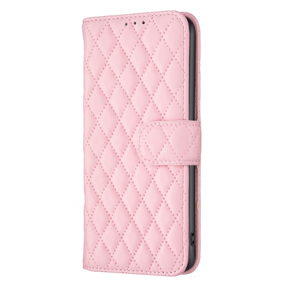  Samsung Galaxy A23 5G Fodral Diamond Läder Ljus Rosa - Teknikhallen.se