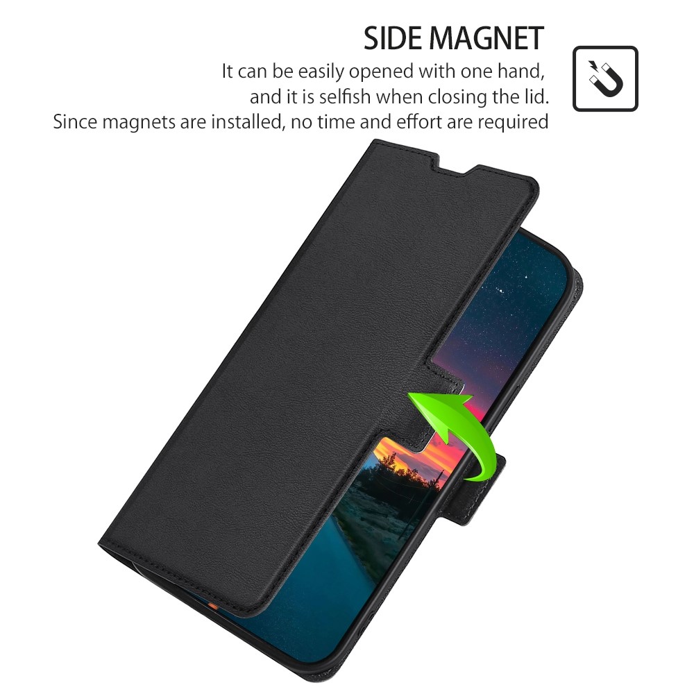  Motorola Moto G32 Fodral Magnetisk Stängning Svart - Teknikhallen.se