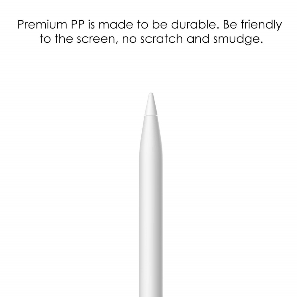  Apple Pencil 1/2 Pennspets / Replacement Tip Vit - Teknikhallen.se