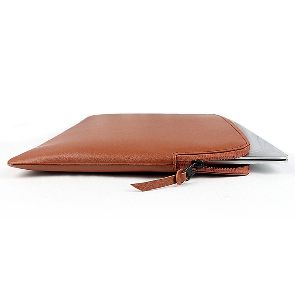  Läder Laptop Sleeve Med Mjukt Foder 13.3