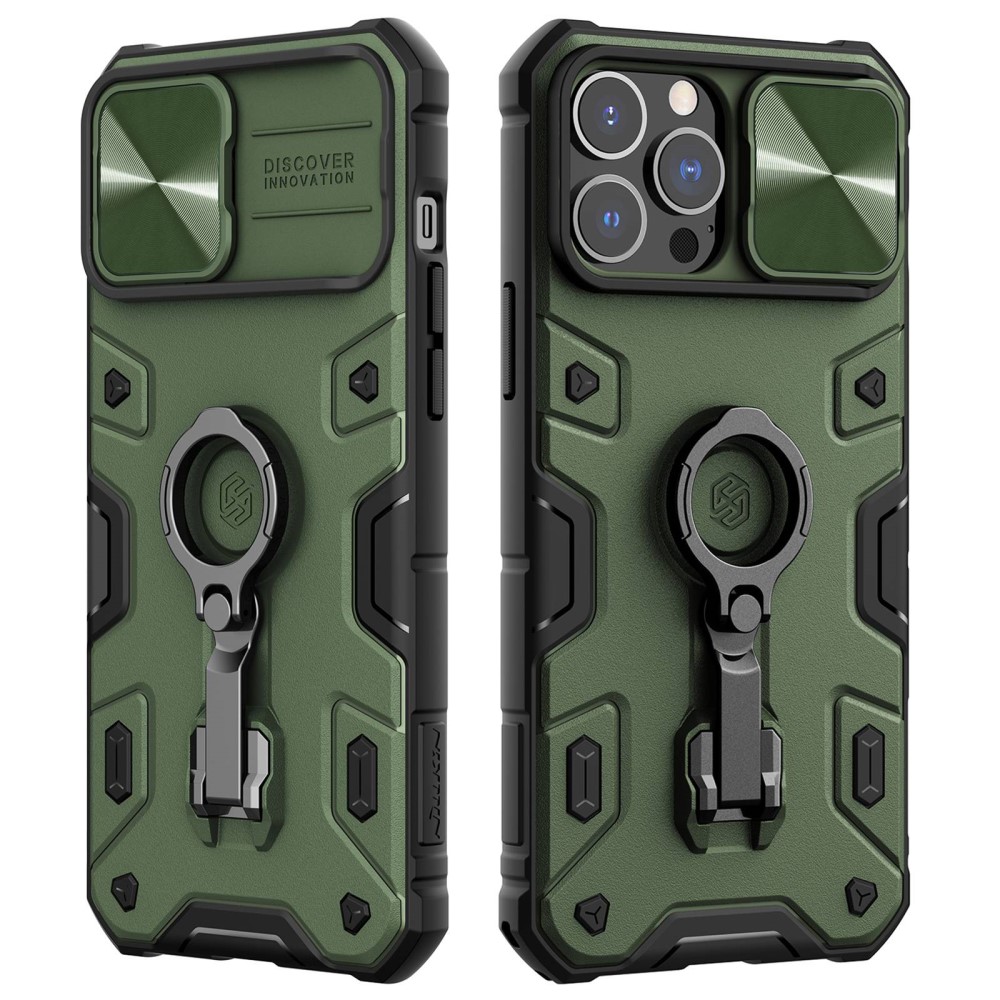 NILLKIN NILLKIN iPhone 13 Pro Max Skal CamShield Armor Pro Grn - Teknikhallen.se