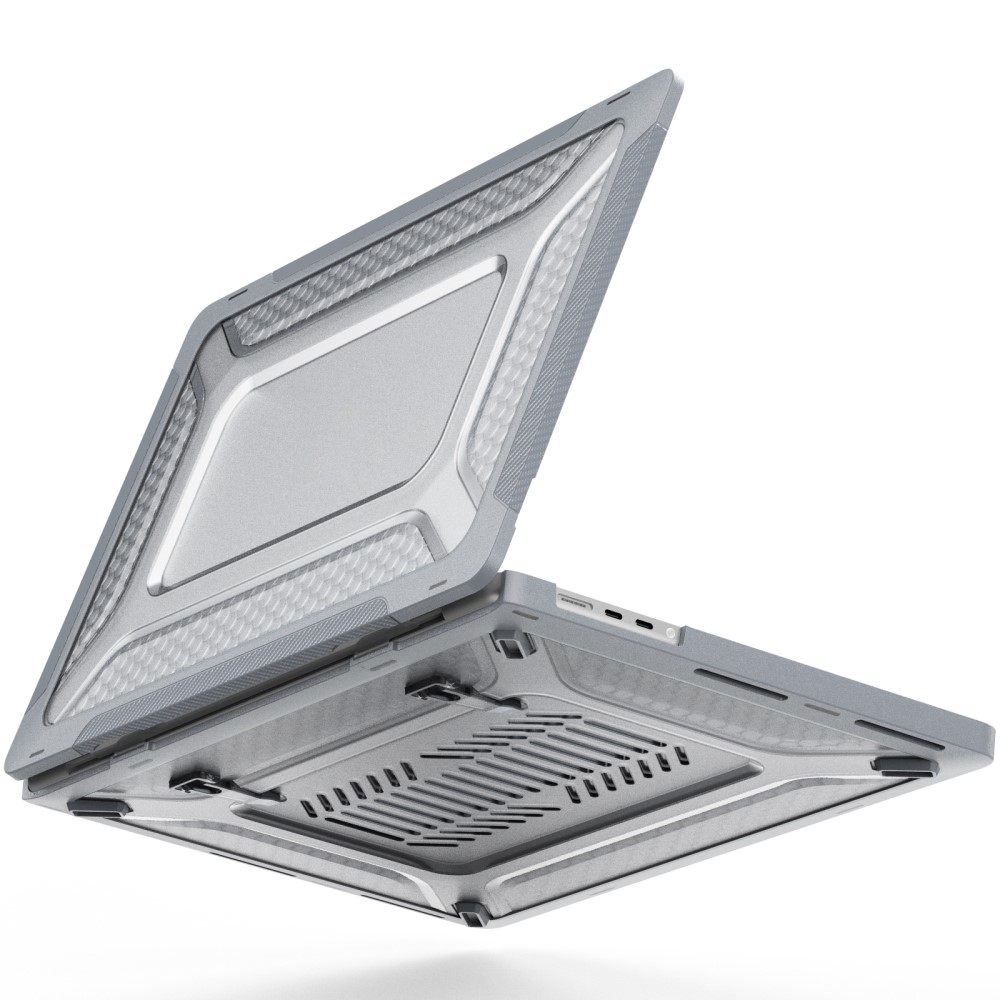  MacBook Pro 16 2021-2023 Skal Med Kickstand Gr - Teknikhallen.se