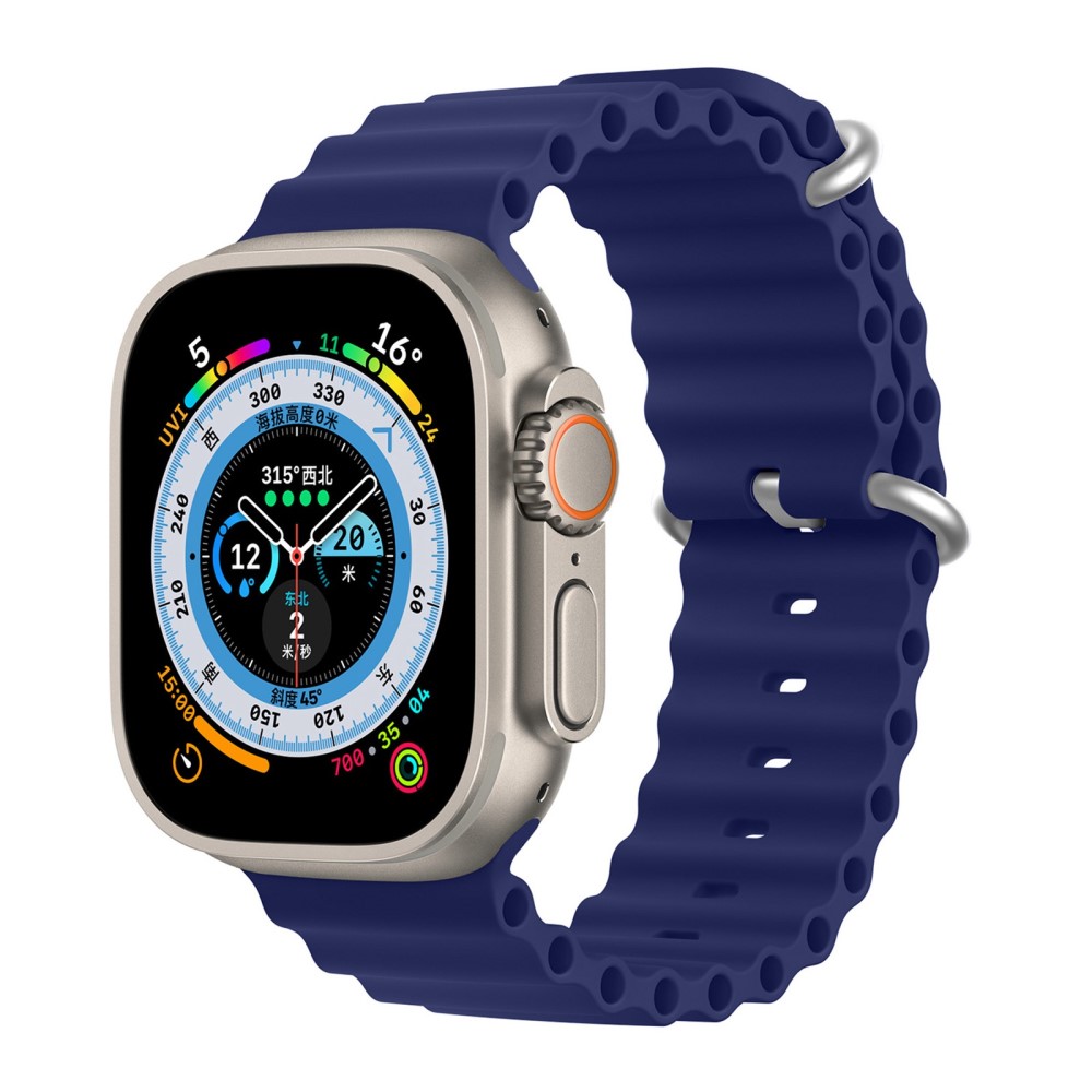 DUX DUCIS DUX DUCIS Apple Watch 38/40/41 mm Armband Wave Design Blå - Teknikhallen.se