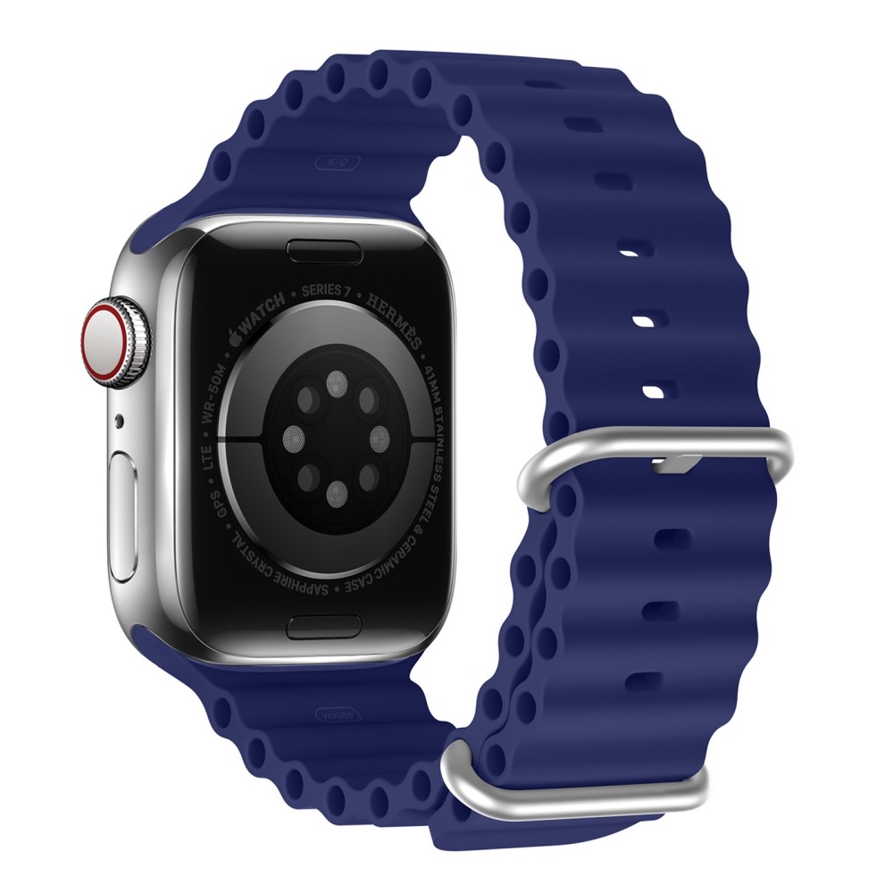 DUX DUCIS DUX DUCIS Apple Watch 42/44/45/49 mm Armband Wave Design Blå - Teknikhallen.se