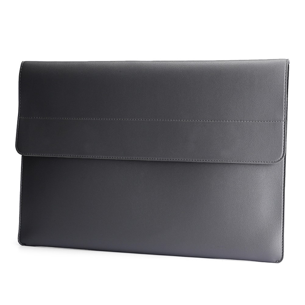  Laptop Sleeve 2-Set PU-Läder Väska 15.4