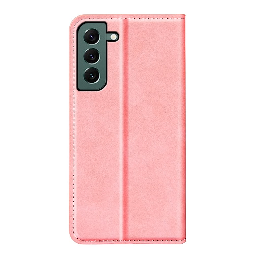  Samsung Galaxy S23 Plus Flip Fodral Skin Touch Ljus Rosa - Teknikhallen.se