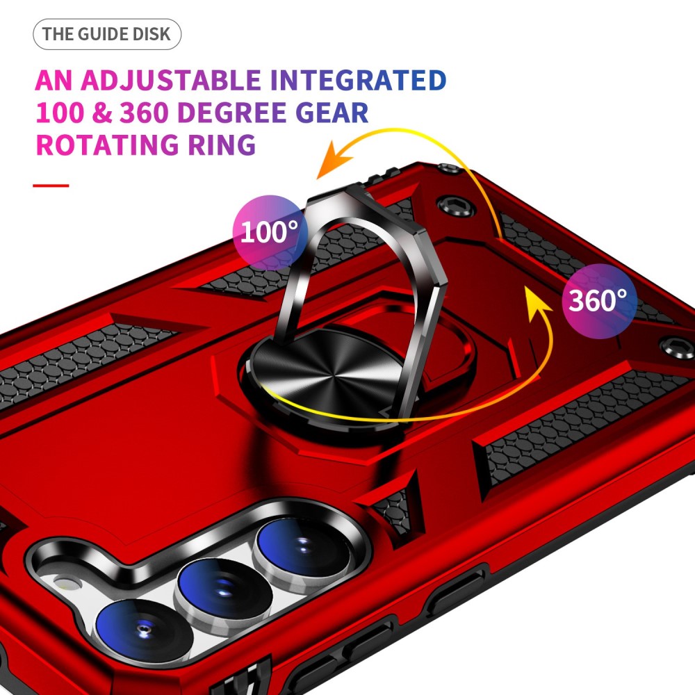  Samsung Galaxy S23 Plus Skal Ring Shockproof Hybrid Rd - Teknikhallen.se