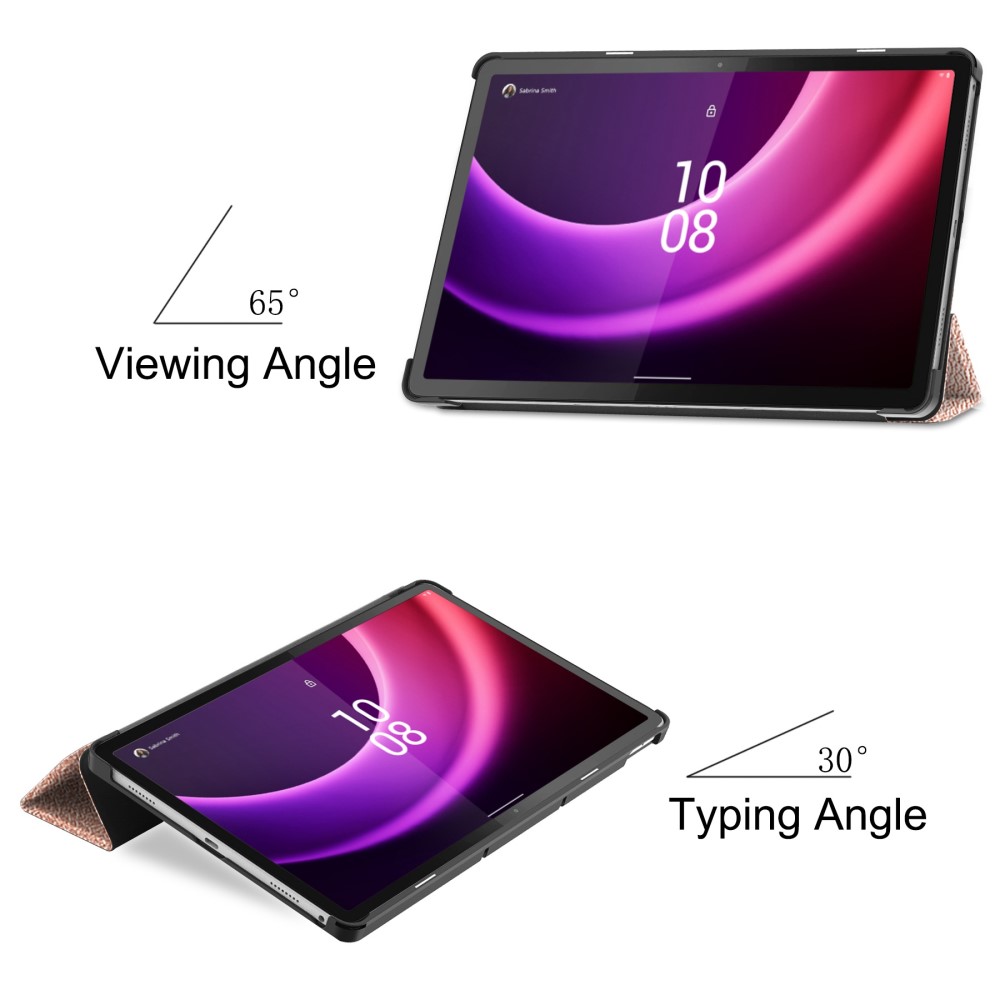  Lenovo Tab P11 Gen 2 Fodral Tri-Fold Rosguld - Teknikhallen.se