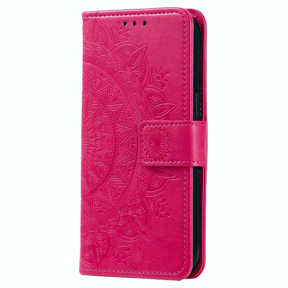  Samsung Galaxy A34 5G Fodral Mandala Läder Rosa - Teknikhallen.se