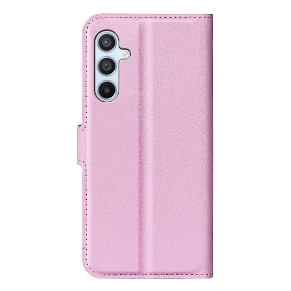  Samsung Galaxy A54 5G Fodral Litchi Lder Ljus Rosa - Teknikhallen.se