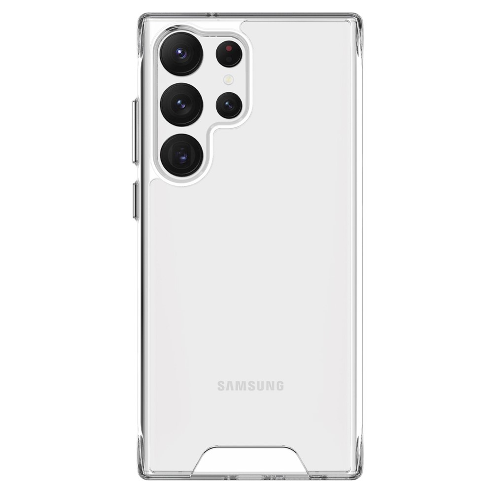  Samsung Galaxy S23 Ultra Skal Shockproof Hybrid Transparent - Teknikhallen.se