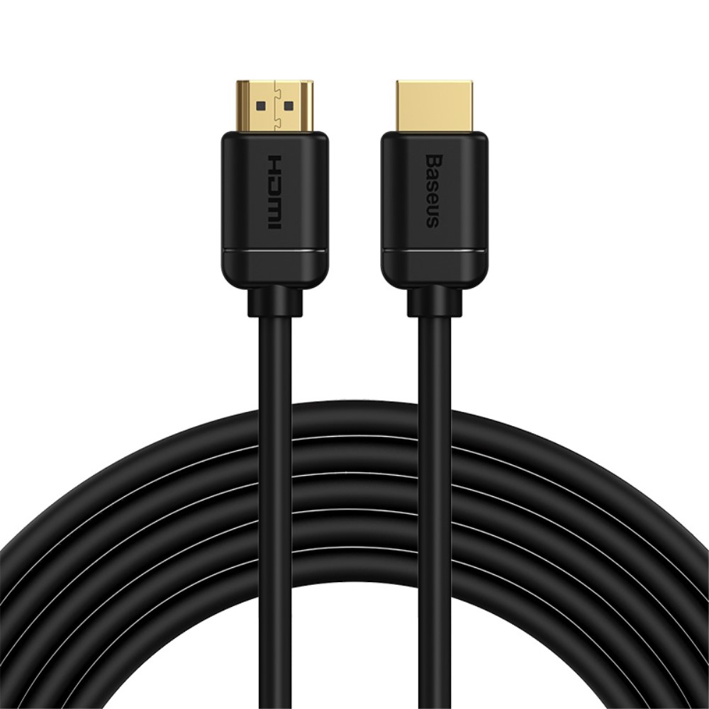 BASEUS Baseus 5m 4K HD HDMI - HDMI Kabel Svart - Teknikhallen.se