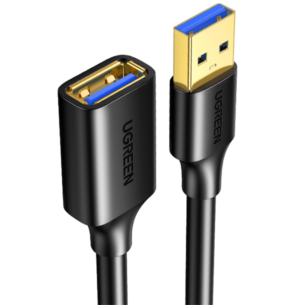 UGREEN UGREEN 1m USB 3.0 Förlängningskabel Svart - Teknikhallen.se