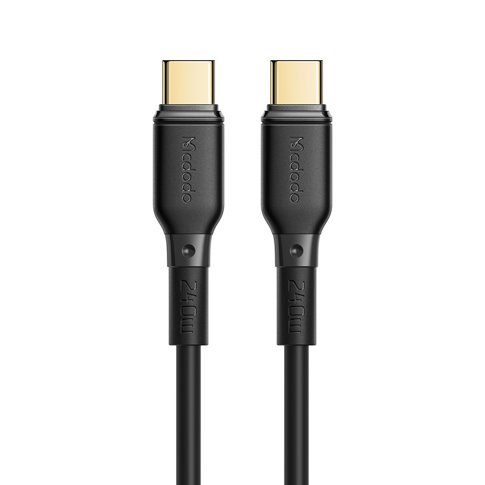 MCDODO Mcdodo 2m 240W 5A PD USB-C - USB-C Snabbladdningskabel Svart - Teknikhallen.se