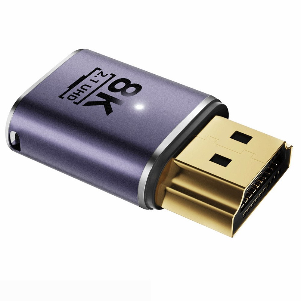  HDMI Hane - HDMI 2.1 Hona 8K 60Hz UHD Adapter Bl - Teknikhallen.se