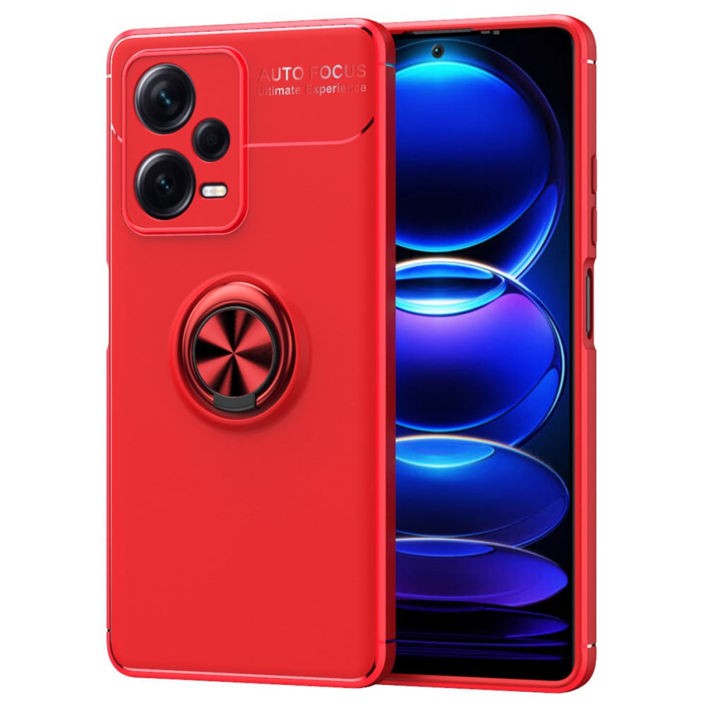  Xiaomi Redmi Note 12 Pro 5G Skal Ring Röd - Teknikhallen.se