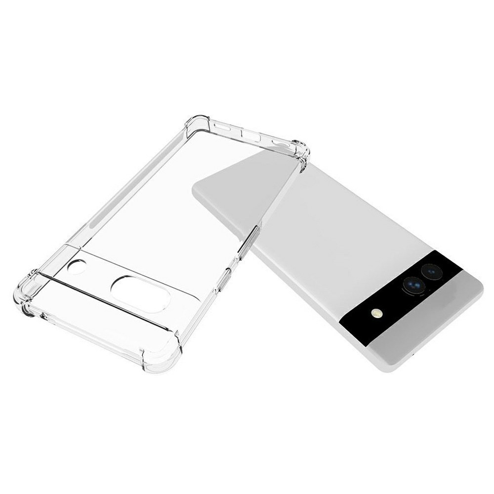  Google Pixel 7A Skal Shockproof TPU Transparent - Teknikhallen.se