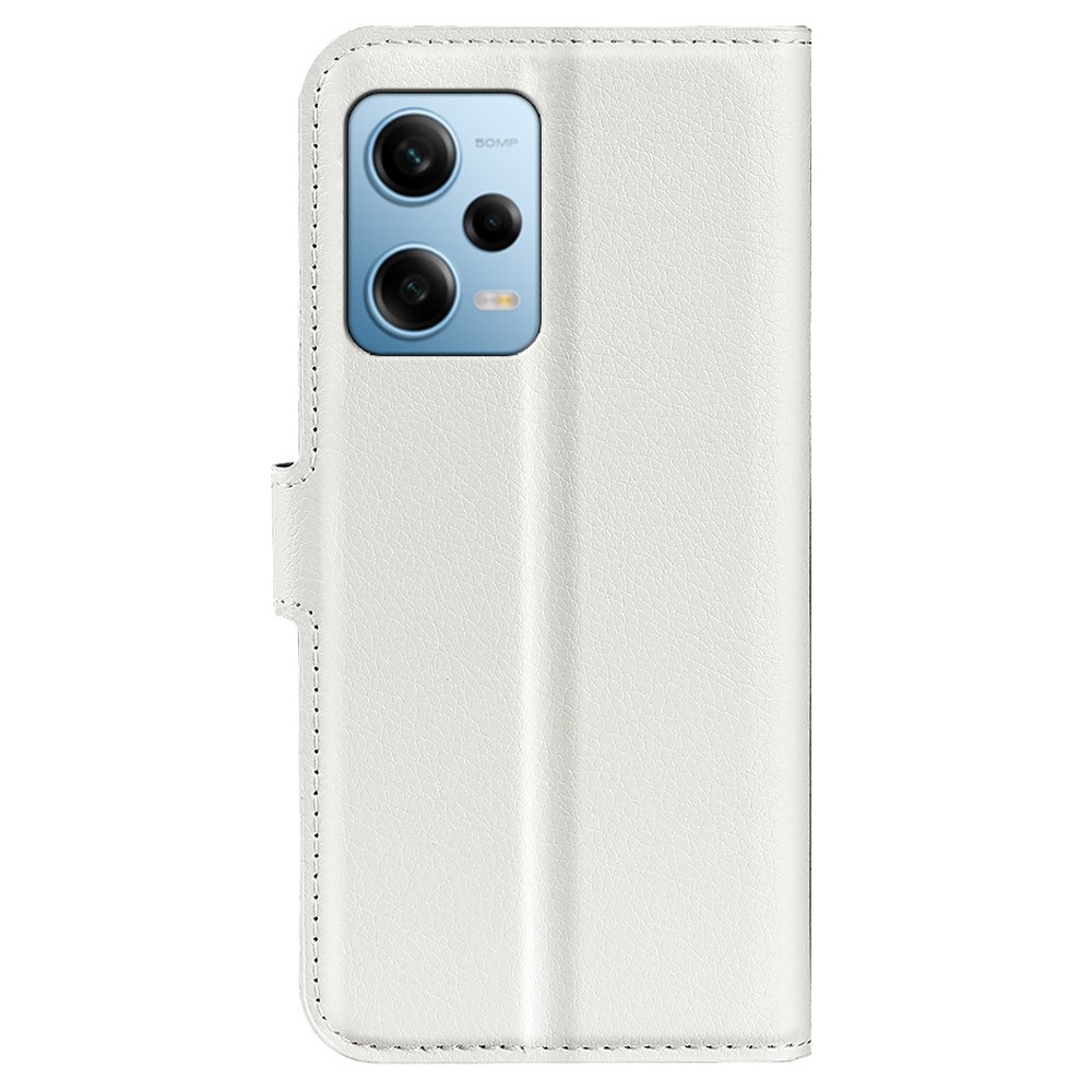  Xiaomi Redmi Note 12 Pro 5G Fodral Litchi Lder Vit - Teknikhallen.se