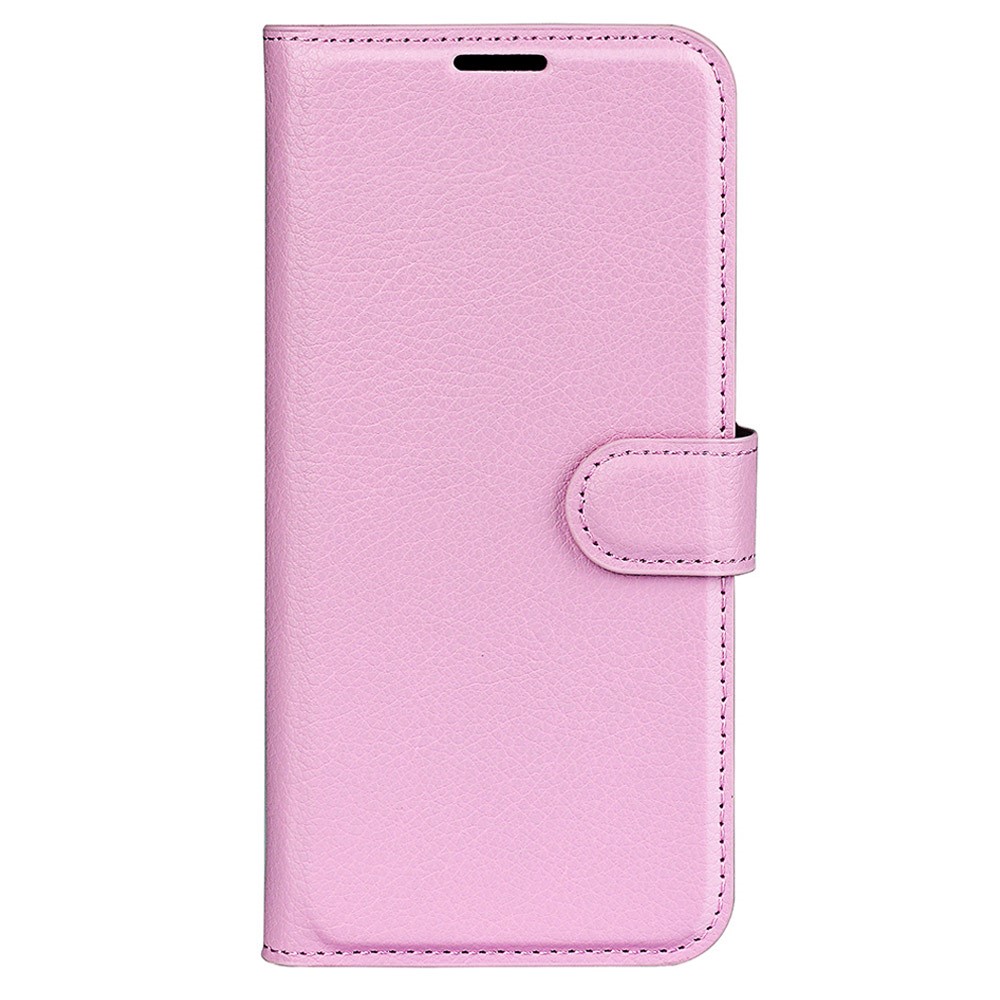  Xiaomi Redmi Note 12 Pro 5G Fodral Litchi Läder Ljus Rosa - Teknikhallen.se