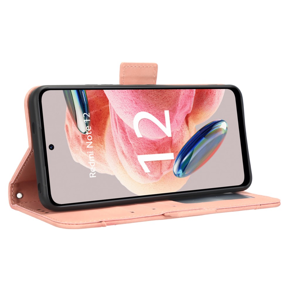  Xiaomi Redmi Note 12 4G Fodral Med Avtagbart Kortfodral Rosa - Teknikhallen.se